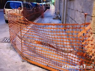 Cantiere davanti al Supercinema, ma è «solo» il Comune di Trani che risistema marciapiedi