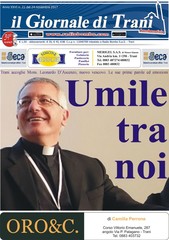 «Umile tra noi»: il nuovo numero del Giornale di Trani è dedicato al nuovo arcivescovo
