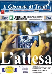 È in edicola il nuovo numero del Giornale di Trani: Trani si accende, ma la cava non si spegne