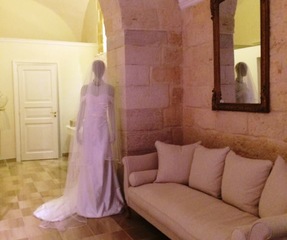 All'Impero di Trani, oggi, sfilata di abiti da sposa dell'atelier 