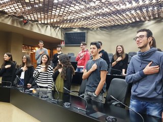 Gli studenti del “Vecchi” di Trani in visita al Consiglio regionale della Puglia