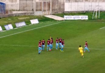 Faccini prima segna, poi è ingiustamente espulso: Trani-Casarano, rovinata dagli episodi, finisce 1-1