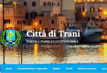 Trani, arriva il nuovo sito internet. Da fine mese, attivo anche il sistema di gestione informatica del flusso documentale dei provvedimenti amministrativi