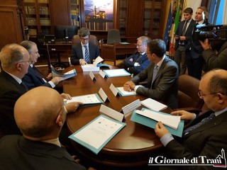 Tribunale di Trani, Orlando: «La città avrà dei benefici da questo protocollo»