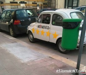 Cinquecento è multiplo di cinque, «ma quell'auto non ci appartiene». Trani, i pentastellati prendono le distanze dall'incivile di via De Nicola