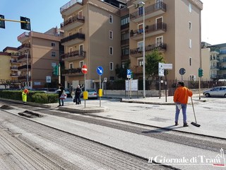 Riparazione delle strade di Trani, partiti i lavori a Pozzopiano