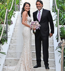 La miss austriaca e l'atleta arabo sposi a Trani: aumentano i matrimoni internazionali, e vip, in città