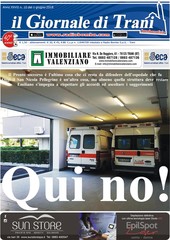 È in edicola il nuovo numero del Giornale di Trani: «Qui no!»