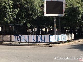Il Trani al molfettese Lanza? I tifosi insorgono a colpi di striscioni