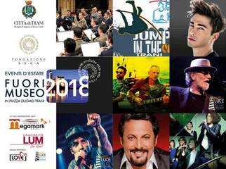 «Fuori museo - Eventi d'estate 2018»: il cartellone degli eventi a Trani, in piazza Duomo