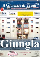 È in edicola il nuovo numero del Giornale di Trani: «Giungla»