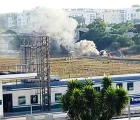 Trani, ci risiamo: dopo sole due settimane, nuovo incendio in via Torrente antico
