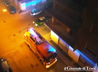 Trani, lieve incendio nella notte. Nessun ferito