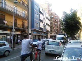 Trani, bus dell'Stp in avaria. Traffico in tilt su corso Imbriani