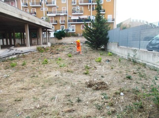 Pulita l'area del rudere di via Di Vittorio. Il Comune di Trani diffiderà gli ambulanti