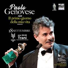 Il regista romanziere a Trani: oggi Paolo Genovese presenta il suo libro a Versante est