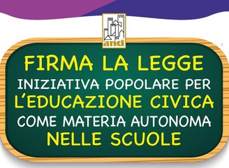 Educazione civica a scuola, Solo con Trani chiede di aderire alla raccolta firme