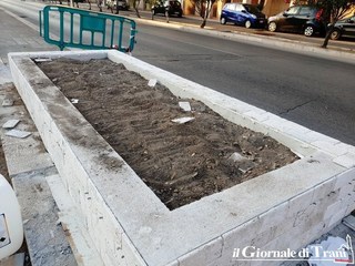 Fioriere in via Malcangi, Fratelli d’Italia Trani: marciapiede inaccessibile per pedoni e disabili