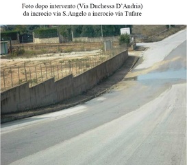 Trani e decoro, terminata la bonifica di via Duchessa d'Andria