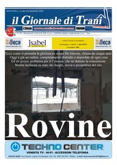È in edicola il nuovo numero del Giornale di Trani: l'ex sciala De Simone in «Rovine»