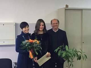 L'alunna Clotilde Di Pace vince la borsa di studio intitolata a Silvana Botta: cerimonia nei giorni scorsi nella scuola Rocca di Trani