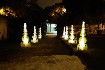 Natale di Trani, tutte le piacevoli sorprese degli allestimenti di Villa Telesio