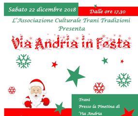 Natale di Trani, gran festa oggi in via Andria