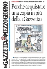 “Una copia in più”, all’iniziativa per La Gazzetta del Mezzogiorno aderiscono anche Unimpresa e CasaAmbulanti