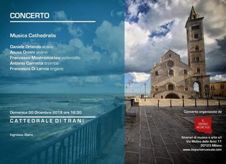 Oggi concerto nella cattedrale di Trani