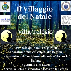 Trani, a Villa Telesio oggi arriva la Befana