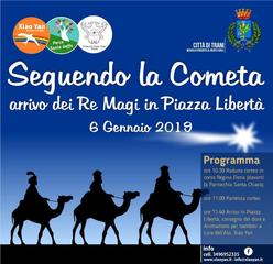 Epifania a Trani, in piazza Libertà la manifestazione “Seguendo la cometa”