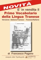 Pubblicato il primo vocabolario del dialetto di Trani, a cura di Francesco Pagano