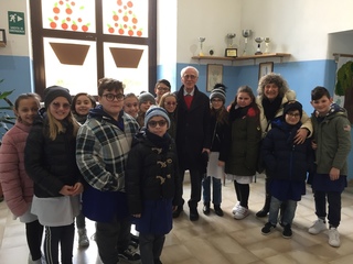 Al terzo circolo didattico di Trani il toccante incontro con Ugo Foà