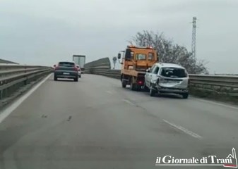 Tamponamento fra tre auto a Trani nord, nuovi disagi sulla 16bis