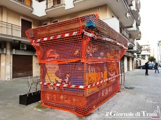 Incolumità pubblica, il Comune di Trani finalmente fa mettere in sicurezza l'edicola di via Malcangi