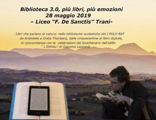 Oggi, al “De Sanctis” di Trani, si celebrano la bellezza del libro e della poesia