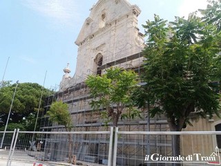 Effetto terremoto a Trani: facciata non sicura, torna il presidio di tutela sulla facciata di San Domenico