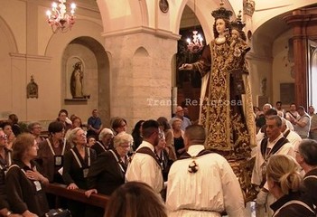 Trani religiosa, l'ingresso della Madonna del Carmine nel «suo» santuario apre la serie delle grandi feste estive