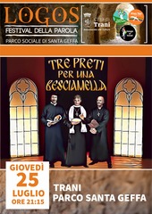 Logos Festival, oggi a Santa Geffa la commedia 