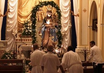 Trani religiosa, le immagini della festa di Santa Maria del pozzo presso la Madonna delle Grazie