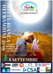 Trani, ritorna la Notte bianca dei bambini: oggi, in villa, un ricco programma di attività ideato dall'associazione 