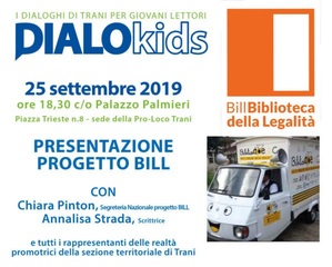 Dialokids, nasce la biblioteca della legalità. Oggi la presentazione a Palazzo Palmieri