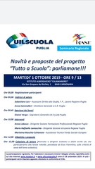 Oggi seminario regionale sulle novità del progetto 