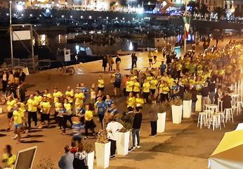 Tranincorsa, straordinari di Amiu per mantenere percorso e città puliti. In centinaia alla Night run, anche dribblando i pedoni