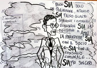 Tutto d'un tratto Trani ed il caso Sia-Amiu, in punta di matita e... italiano