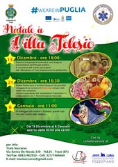 Natale a villa Telesio, oggi l'inaugurazione delle luminarie e la presentazione del presepe