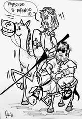 «Tutto d'un tratto Trani» fra rifiuti e storia della letteratura spagnola: e satira «Sia»