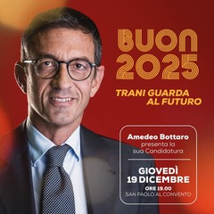 Trani 2020: ufficiale la ricandidatura del sindaco Bottaro. Oggi la presentazione