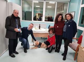 Per la prima volta la pet-therapy entra in un ospedale della Bat: il team di 
