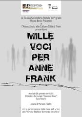 Giornata della memoria, oggi in biblioteca lo spettacolo 